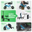 Knee Scooter Walker Steerable Mobility Walking Equipment Wheelchair Medical Crutch Broken Foot Ankle Leg Surgery Injury