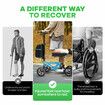 Knee Scooter Walker Steerable Mobility Walking Equipment Wheelchair Medical Crutch Broken Foot Ankle Leg Surgery Injury