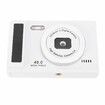 Kids Camera for Age 3 Up, with 64G Memory Card, Auto Focus 48MP 1080p 8X Zoom Automated Recessed Screen Light Camera for Daily Travel, White