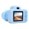 Kids Camera for Age 3 Up, 2 Inch Display 28MP Camcorder with Flash for Vlog with Flash, 360 Degree Rotatable Lens, Blue