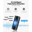 128G Magnetic Voice Recorder with AI-Intelligent Triple Noise Reduction,35 Days Continuous Recording Device,Digital Voice Activated Audio Recorder