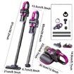 120W Handheld Cordless Vacuum Cleaner With Dust Mite Removal 8500Pa Power 260ml Dust Box For Home Hard Floor Carpet Pet Hair Color Purple