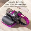 120W Handheld Cordless Vacuum Cleaner With Dust Mite Removal 8500Pa Power 260ml Dust Box For Home Hard Floor Carpet Pet Hair Color Purple