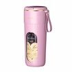 Portable Blender Juicer Cup,22000 RPM High Speed Multifunctional Automatic Fruit Blender for Home Travel,Camping Color Pink