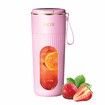 Portable Blender Juicer Cup,22000 RPM High Speed Multifunctional Automatic Fruit Blender for Home Travel,Camping Color Pink