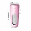 Portable Blender Juicer Cup,22000 RPM High Speed Multifunctional Automatic Fruit Blender for Home Travel,Camping Color Pink