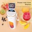 Portable Blender Juicer Cup,22000 RPM High Speed Multifunctional Automatic Fruit Blender for Home Travel,Camping Color Pink