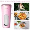 Portable Blender Juicer Cup,22000 RPM High Speed Multifunctional Automatic Fruit Blender for Home Travel,Camping Color Pink