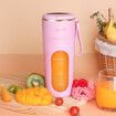 Portable Blender Juicer Cup,22000 RPM High Speed Multifunctional Automatic Fruit Blender for Home Travel,Camping Color Pink
