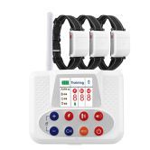 Wireless Dog Fence System, Electric Fence for Dog with Big LCD Screen, Portable Wireless Fence and Training Collar for 3 Dogs