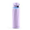 BOOST Smart Water Bottle with Reminder and Tracker - Double Wall Vacuum Insulated Stainless Steel, Wide Mouth 32 oz, Ideal Gift - Purple