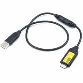 USB Camera Cable Compatible with Samsung Digital Camera PL20, PL50, PL100, PL120, WB210, ST65, ST90, Replacement for SUC-3 Data and Charging Cable