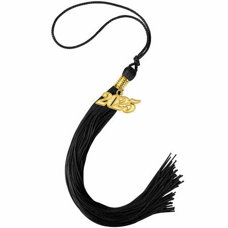2025 Graduation Tassel,1Pcs Graduation Cap Tassel 2025 Grad Graduation Tassel for 2025 Graduation Ceremonies Accessories (Black)