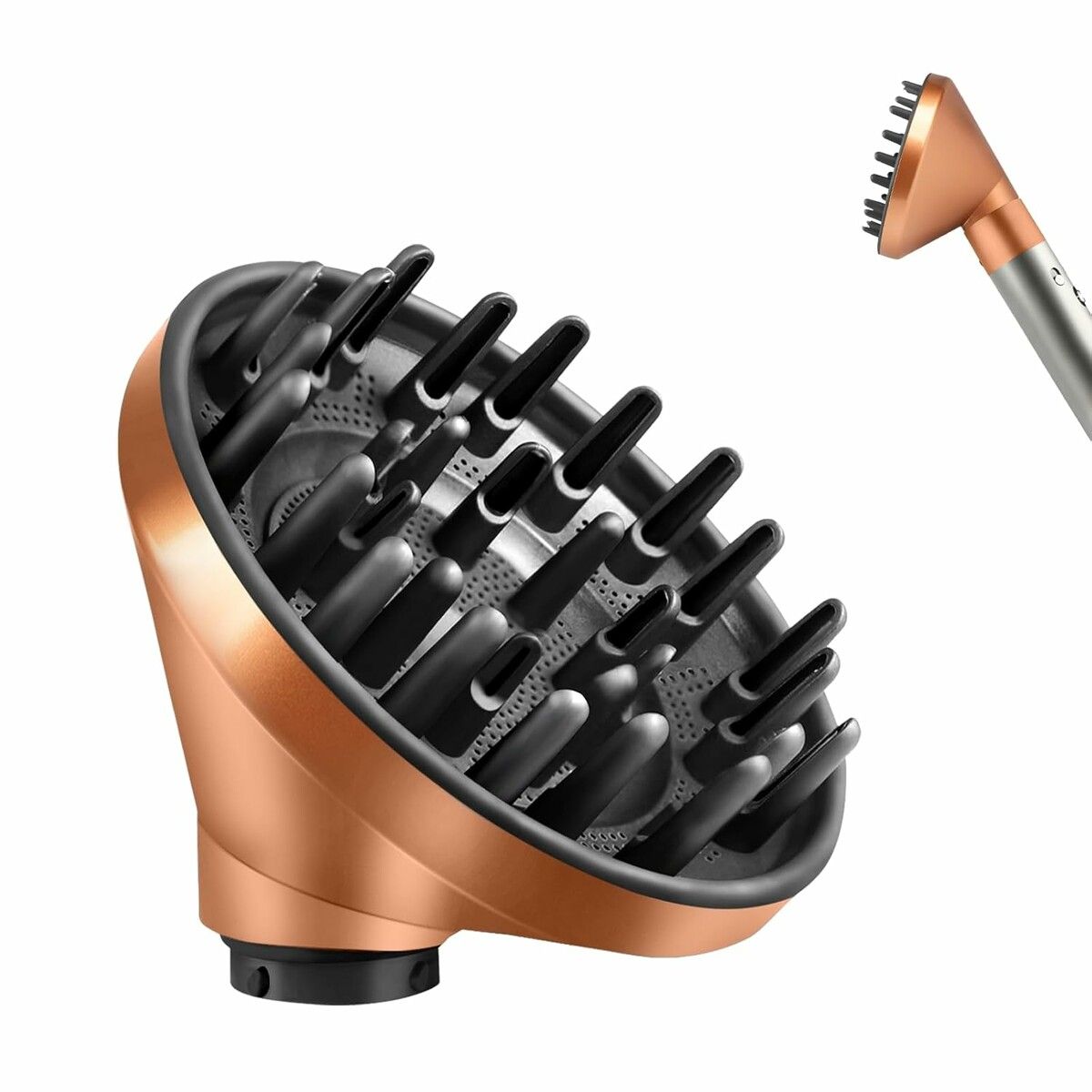 Diffuser for Dyson Airwrap Attachment, Converting for Dyson Airwrap Styler To Hair Dryer Diffuser Nozzle Attachment, for Dyson Airwrap HS01 HS05, Gold