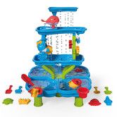 4Tier Sand Water Table  Kids   Activity Sensory Outside Toys Beach Backyard Outdoor Play Table Gift Boys Girls Summer Toys Kids Ages for Kids Ages 4-8