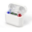 Hearing Aids,Digital Rechargeable OTC Hearing Aids for Seniors with Charging Case,Invisible Hearing Amplifier with Noise Reduction (White)