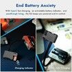 Rechargeable EDC Flashlight,Powerful RGB Flashights,400 Lumens Portable Flat Mini Flashlights,IP68 Waterproof Small Keychain Flashlight BLACK