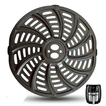 Air Fryer Grill Crisper Plate Pan for Gourmia 6QT GAF698 GAF686 Air Fryer Oven, Upgraded Air Fryer Crisper Tray