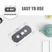 7 Pcs Blank Cassette Tapes 60 Minute Recordable Clear Audio Cassette Tape for Speech Music Recording, Audio Tapes