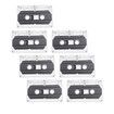 7 Pcs Blank Cassette Tapes 60 Minute Recordable Clear Audio Cassette Tape for Speech Music Recording, Audio Tapes