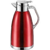 1.8L Thermal Carafe, Insulated Stainless Steel Dispenser for Coffee, Tea, Hot Water, Keep 12 Hours Hot or 24 Hours Cold, Red