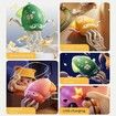 Electric Auto-Avoid Octopus Toy Dancing Squid Kids Toy LED Light Music Electric Octopus Type C Charging Christmas Gift COL Green