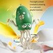 Electric Auto-Avoid Octopus Toy Dancing Squid Kids Toy LED Light Music Electric Octopus Type C Charging Christmas Gift COL Green