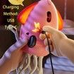 Electric Auto-Avoid Octopus Toy Dancing Squid Kids Toy LED Light Music Electric Octopus Type C Charging Christmas Gift COL Yellow