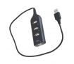 High Speed 4 Port USB 2.0 Multi HUB Splitter PC Laptop Adapter Black