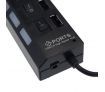 7 Ports USB Hub With ON/OFF Switch Black