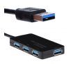 5Gbps Speed 4-Port USB 3.0 Portable Compact Hub Adapter For PC Laptop