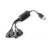 4 Port Hub USB 2.0 Splitter Cable Adapter for Laptop PC Desktop