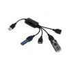 4 Port Hub USB 2.0 Splitter Cable Adapter for Laptop PC Desktop