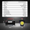 Fuel Transfer Pump Electric Diesel Kerosene 12V DC 10GPM Nozzle Hoses Portable Car Truck Oil Excavator Bowser Reserve Tank Refuel Station Auto Stop