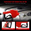 Fuel Transfer Pump Electric Diesel Kerosene 12V DC 10GPM Nozzle Hoses Portable Car Truck Oil Excavator Bowser Reserve Tank Refuel Station Auto Stop