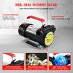 Fuel Transfer Pump Electric Diesel Kerosene 12V DC 10GPM Nozzle Hoses Portable Car Truck Oil Excavator Bowser Reserve Tank Refuel Station Auto Stop