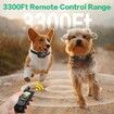 Dog Shock Collar with Remote Control 3300FT Training Collar,3 Training Modes with Beep Vibration,Waterproof,E Collar for Small Medium and Large Dogs