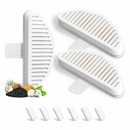 3 Pack Replacement Filters,6 Pack Replacement Filter Sponges for 2L Automatic Pet Fountain Cat Water Fountain Cat Water Dispenser