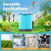 20L Electric Backpack Sprayer Disinfection Garden Rechargeable Watering Lawn Weed Remover 12V Battery Powered Herbicide Agriculture Car Wash Knapsack
