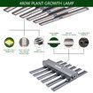 Full Spectrum LED Plant Grow Light 480W High Power Energy Efficient Indoor Gardening Grow Lamp Vegetables Energy Efficient High Yield Adjustable Brightnes