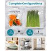 Vacuum Sealer for Food with Visible Water Tank,Handheld Saver Compact Vacuum Sealer Machine with 30 Reusable Bags for 6X Preservation & Fresh