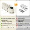Mini Vacuum Sealer for Food,3 in 1 Cordless Rechargeable Food Sealer for Dry/Moist Food Storage with 4 Snack Bags,Heat Sealer - White