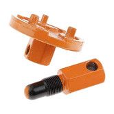 Piston Stop Chainsaw Clutch Flywheel Removal Tool Clutch Expander Dismount Tools for Husqvarna Stihl Echo 2 Cycle 14mm