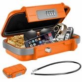 Portable Safe Lock Box with Combination Lock