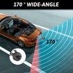 Backup Rear Camera 5 Pins for Carplay Screen AHD 1080P Rear View Dash Cam Upgrade 1080P HD Night Vision Waterproof 2.5mm Jack