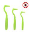 3 PCS Tick Remover Tool, Plastic Painlessly Tick Remover Portable for Dogs Cats Humans
