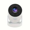 4K Portable Projector 1080P 1280x720P 180 Adjustable,Suitable For Mobile Phone/computer/TV Stick/tablet Computer,For Home Theater/office