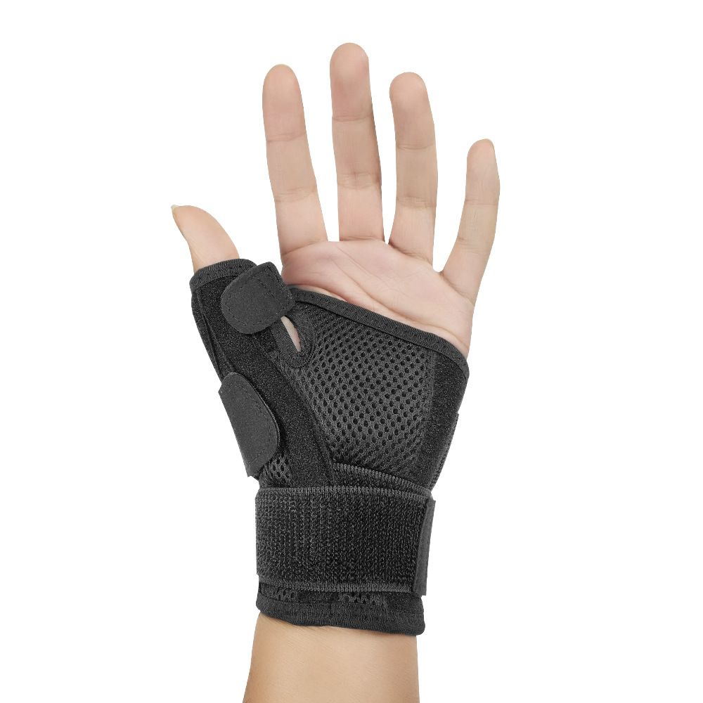 Adjustable Thumb Brace,Wrist Support for Tenosynovitis Braces,Pressure Relief for Thumb Sprains,Thumb Splint for Left and Right Hands(Black)