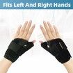 Adjustable Thumb Brace,Wrist Support for Tenosynovitis Braces,Pressure Relief for Thumb Sprains,Thumb Splint for Left and Right Hands(Black)