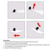 3 Pcs Tick Remover Tool Set Stainless Steel Tick Remover Kit for Cats and Dogs